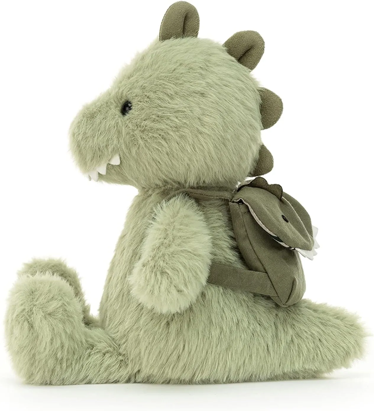 Jellycat Backpack Dino Stuffed Animal, 8.5 inches - Dinosaur Plush Toy - Classic Children's Gift