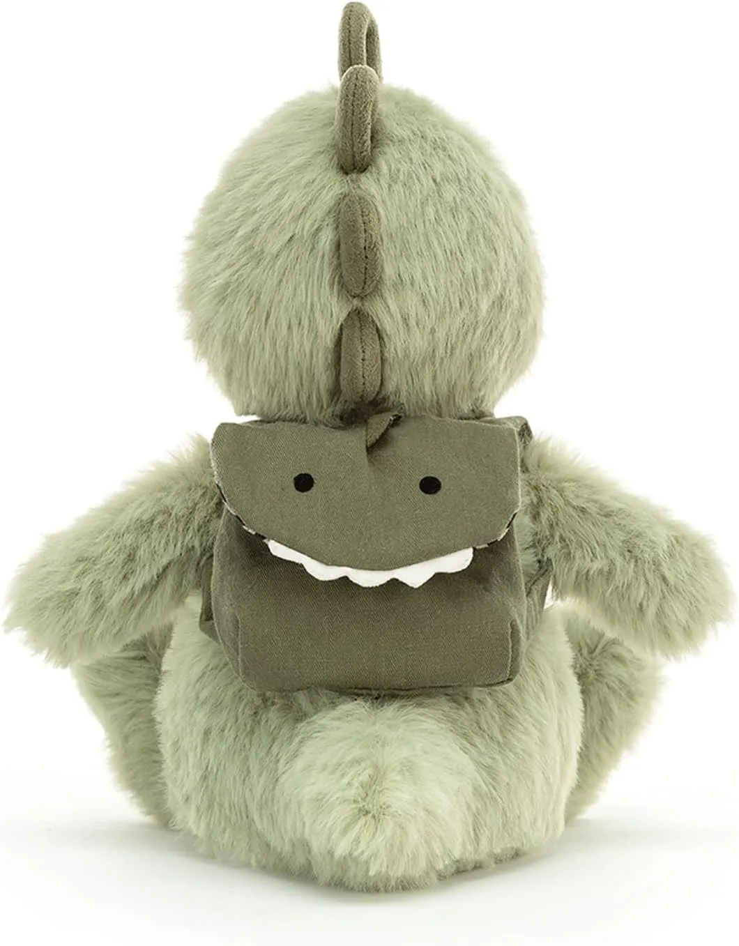 Jellycat Backpack Dino Stuffed Animal, 8.5 inches - Dinosaur Plush Toy - Classic Children's Gift