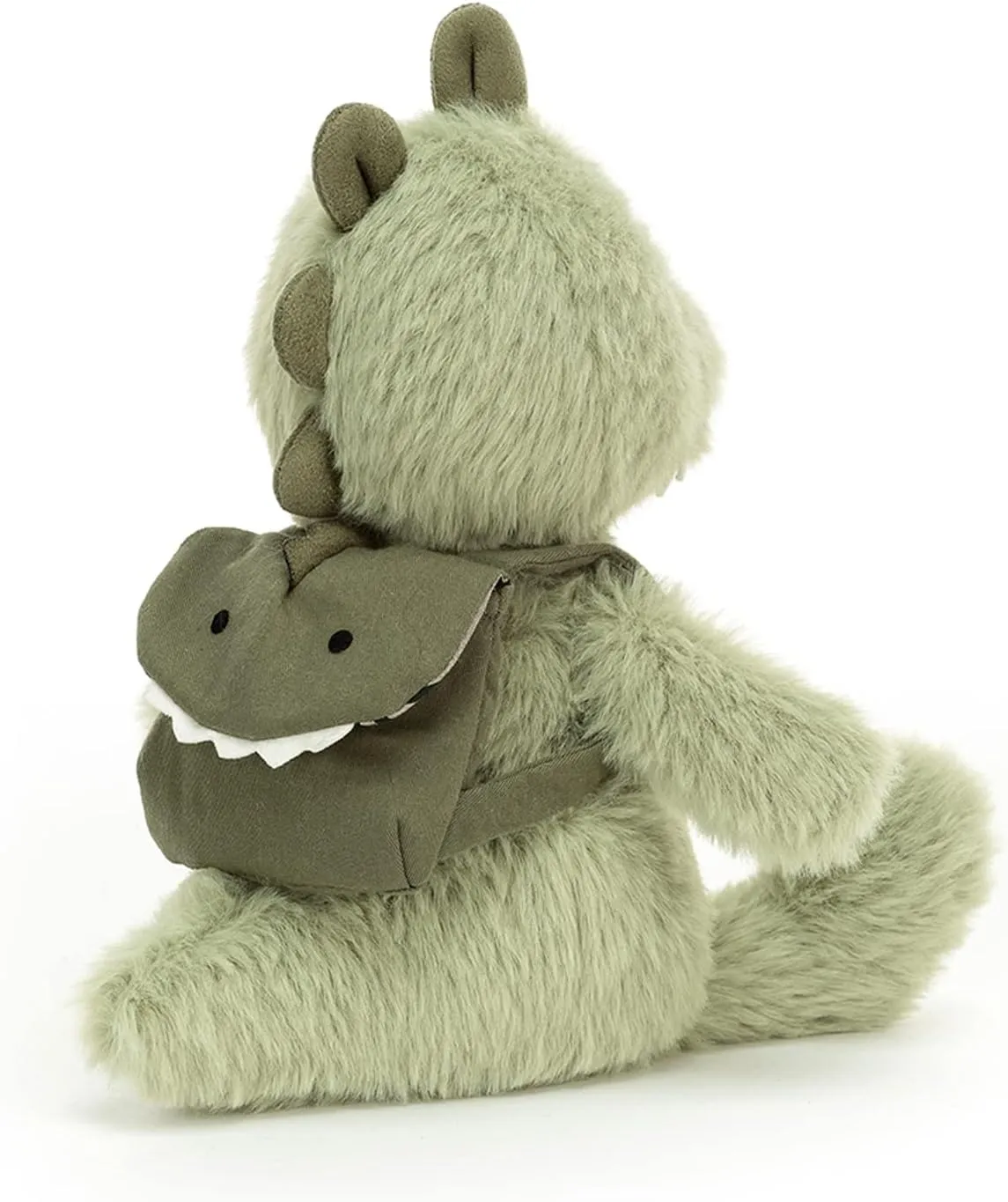 Jellycat Backpack Dino Stuffed Animal, 8.5 inches - Dinosaur Plush Toy - Classic Children's Gift