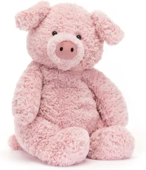 Jellycat Barnabus Pig Stuffed Animal, Huge 16.5 inches - Farmyard Plush Toy - Classic Children's Gift