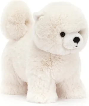Jellycat Daphne Pomeranian Dog Stuffed Animal, 9.5 inches - Dogs & Puppies Plush Toy - Classic Children's Gift