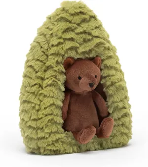 Jellycat Forest Fauna Bear Stuffed Animal, 7.5 inches - Teddy Bear Plush Toy - Classic Children's Gift