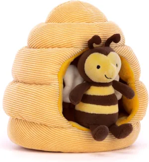 Jellycat Honeyhome Bee Stuffed Animal, 7 inches - Bumblebee Plush Toy - Classic Children's Gift