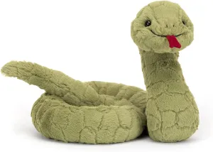 Jellycat Stevie Snake Stuffed Animal, 9.5 inches - Reptile Plush Toy - Classic Children's Gift