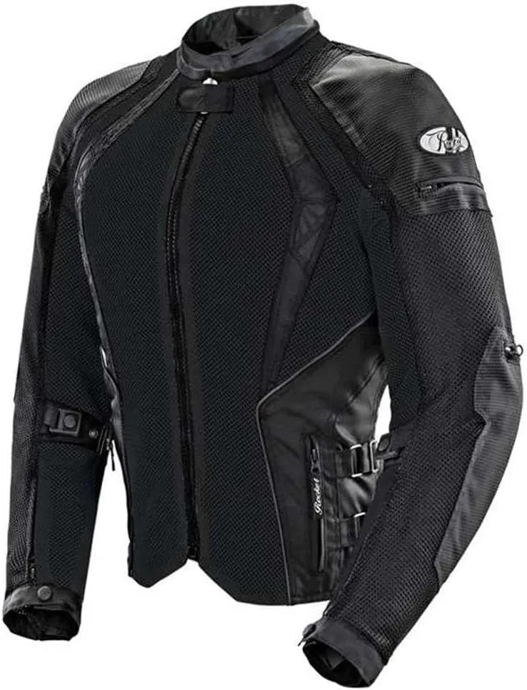 Joe Rocket Cleo Elite Women's Mesh Street Motorcycle Jacket - Black/Medium