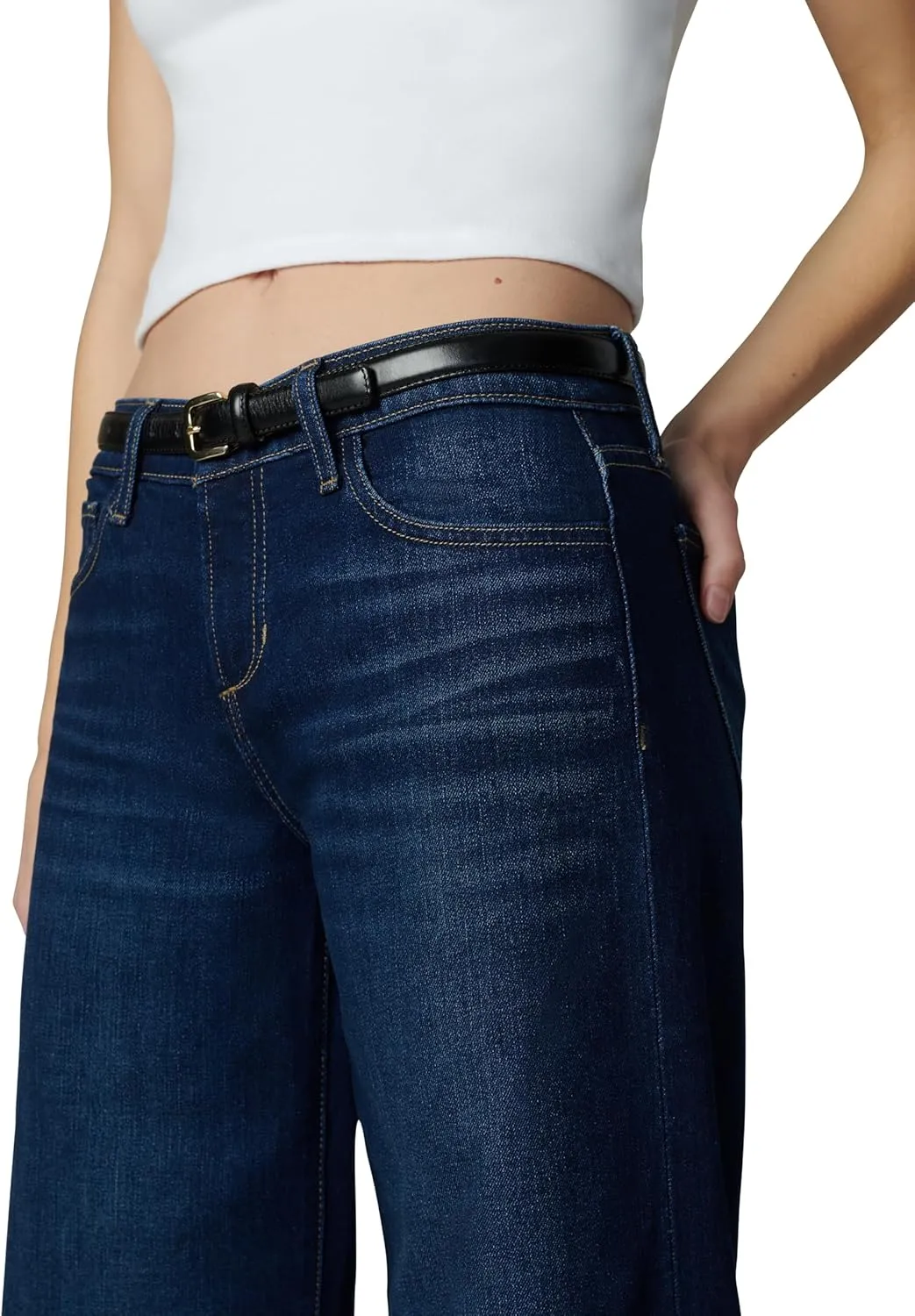 Joe's Women's Lou Low Rise Wide Leg Jeans
