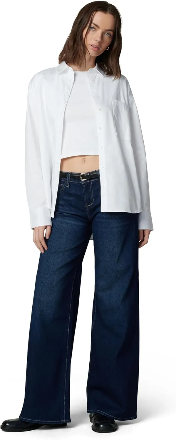 Joe's Women's Lou Low Rise Wide Leg Jeans
