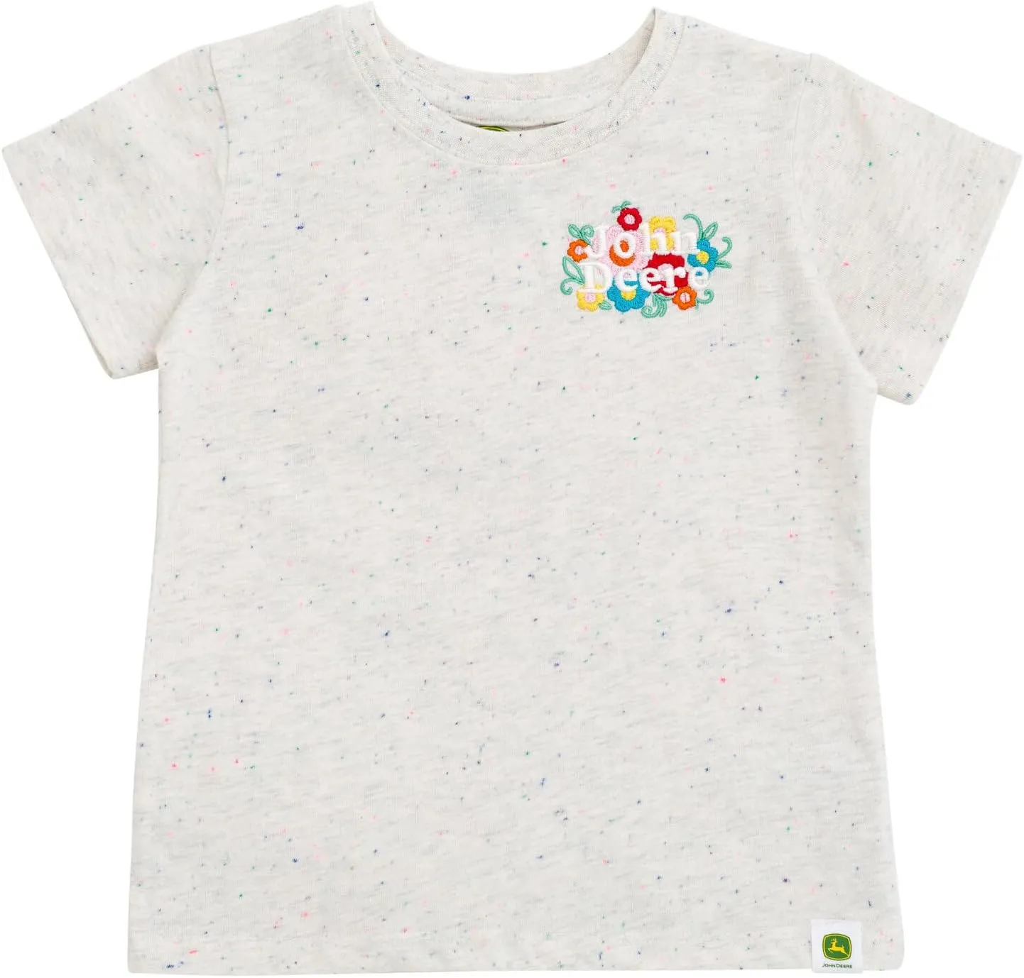 John Deere Farm Animals Girls T-Shirt Toddler to Little Kid Sizes (2T - 7-8)