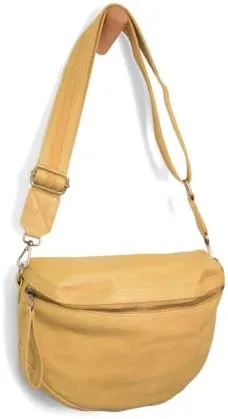 Joy Susan Women's Fashion Purse Laura Contrast Strap Sling Belt Bag