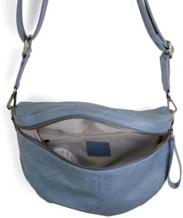 Joy Susan Women's Fashion Purse Laura Contrast Strap Sling Belt Bag