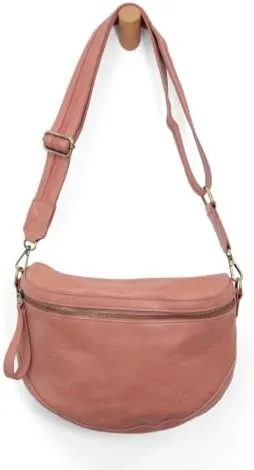 Joy Susan Women's Fashion Purse Laura Contrast Strap Sling Belt Bag