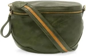 Joy Susan Women's Fashion Purse Laura Contrast Strap Sling Belt Bag