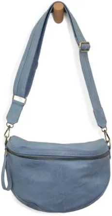 Joy Susan Women's Fashion Purse Laura Contrast Strap Sling Belt Bag