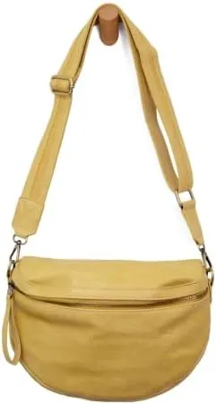 Joy Susan Women's Fashion Purse Laura Contrast Strap Sling Belt Bag