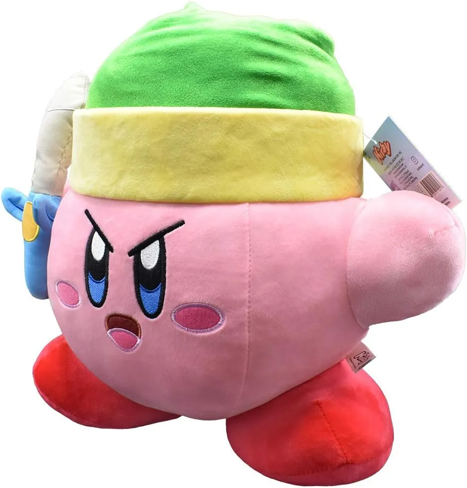 Just Toys Nintendo Kirby Link Mega Plush Toy, 30 cm