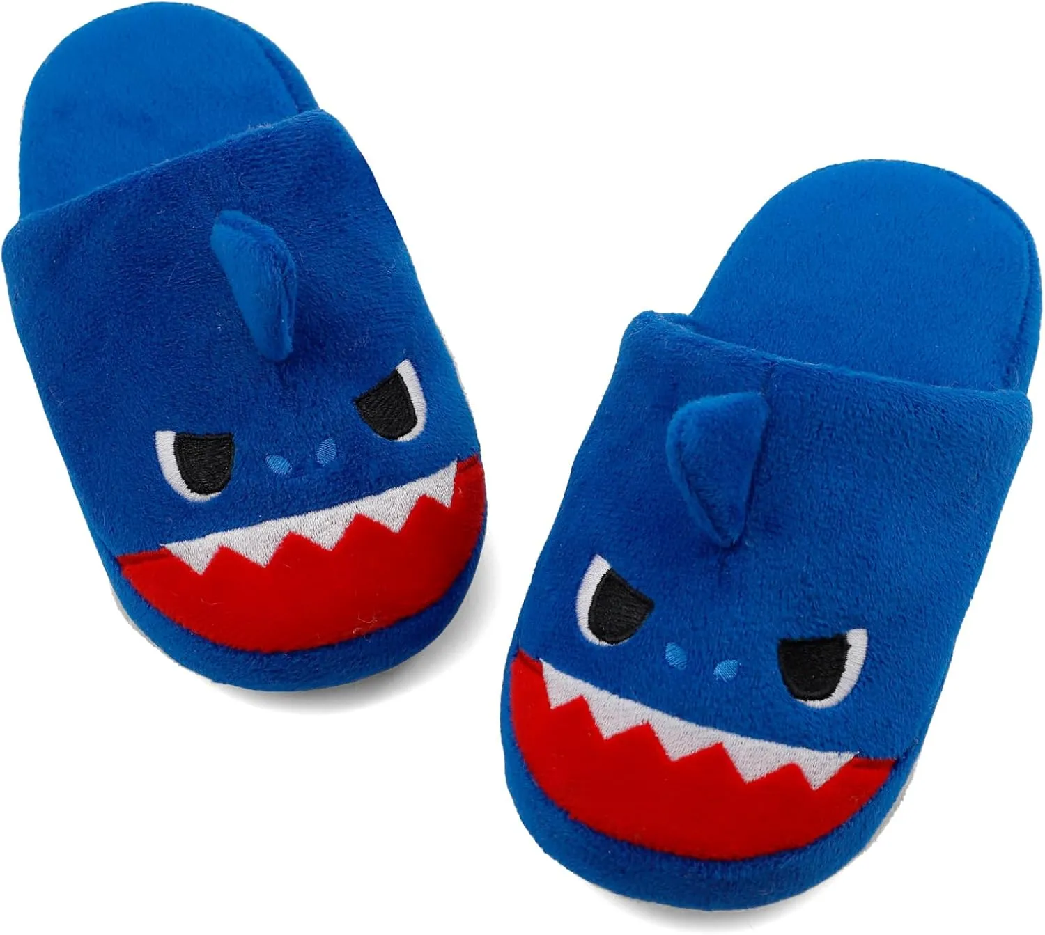 KAKU NANU Kids Slippers Fluffy Warm Rainbow Shoes Memory Foam Home Slides for Girls Boys