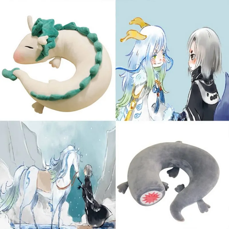 Kawaii Cartoon Dragon Travel Neck Pillow