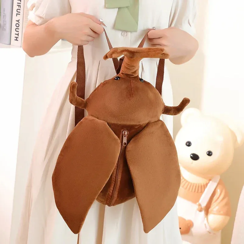 Kawaii Dung Beetles Plush Backpacks