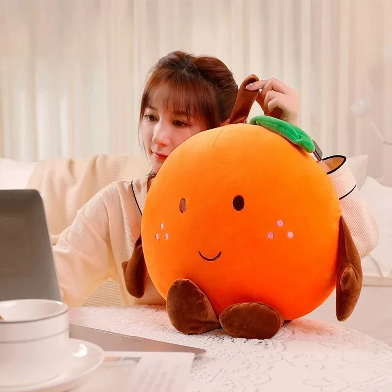 Kawaii Orange Leg Pillow