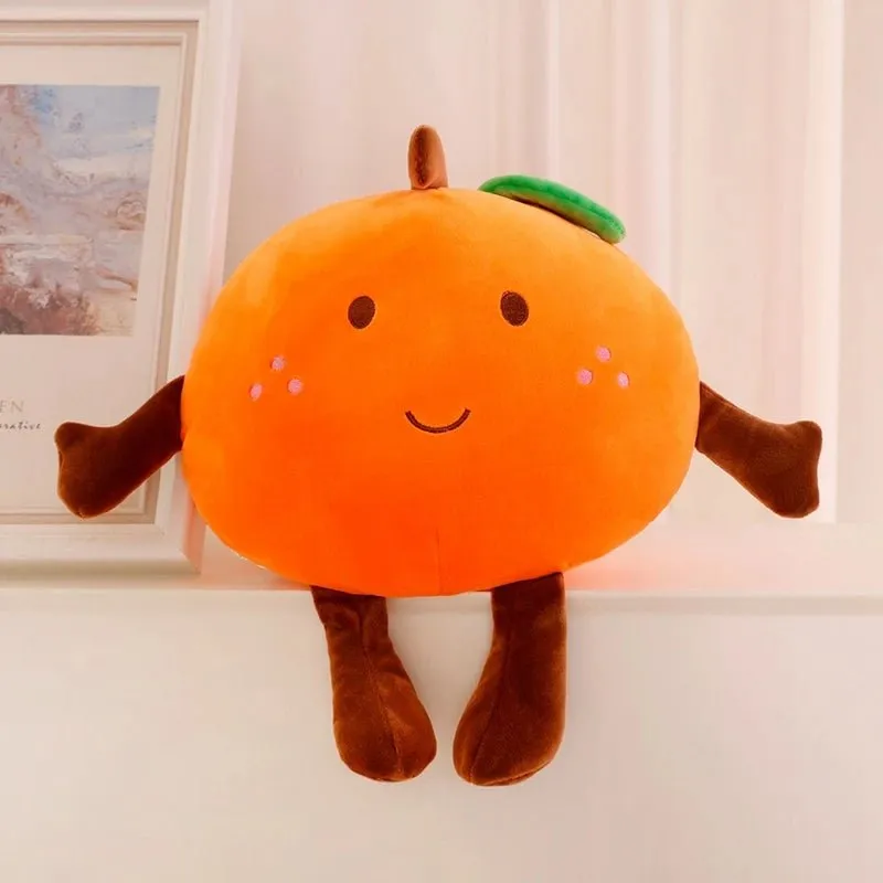 Kawaii Orange Leg Pillow