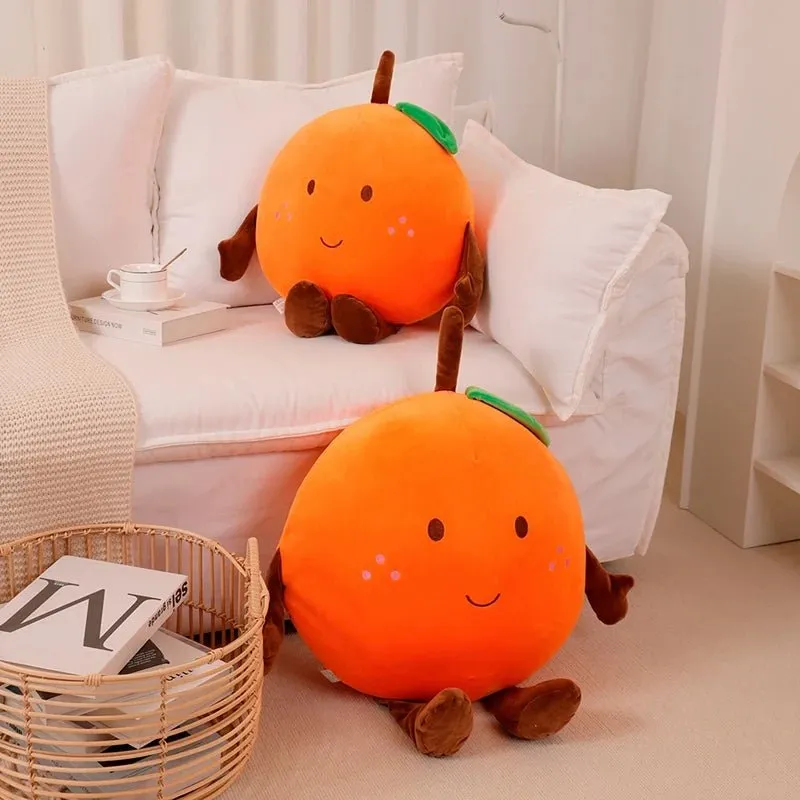 Kawaii Orange Leg Pillow