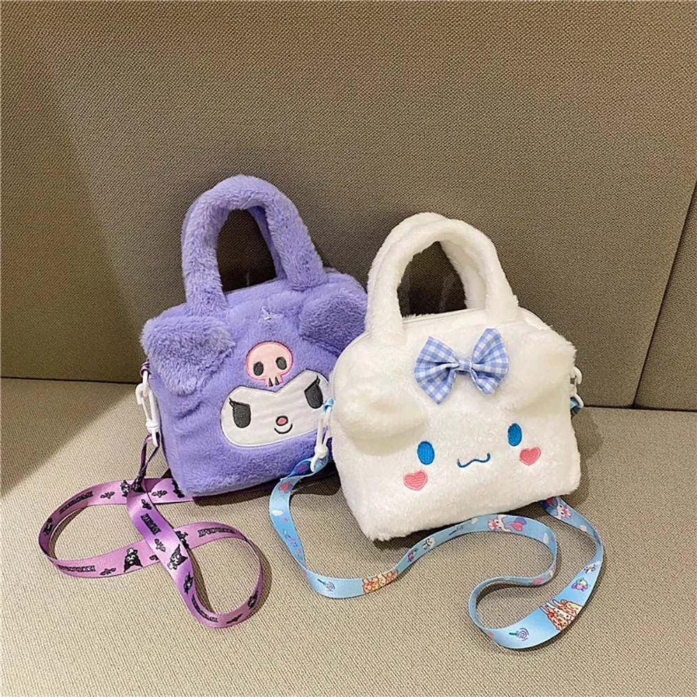 Kawaii Sanrio Plush Bag Cute Cozy CarryAll Fun