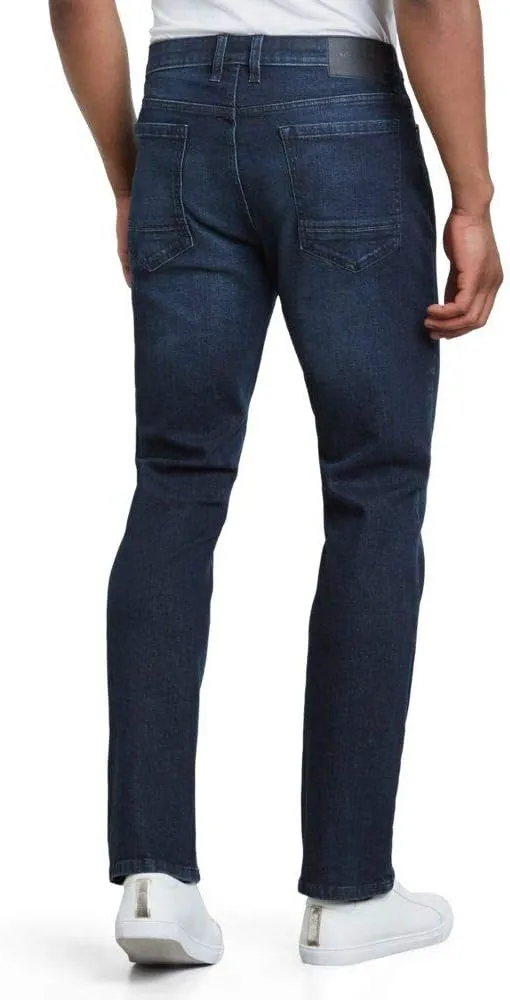 Kenneth Cole New York Men's Straight Indigo Wash