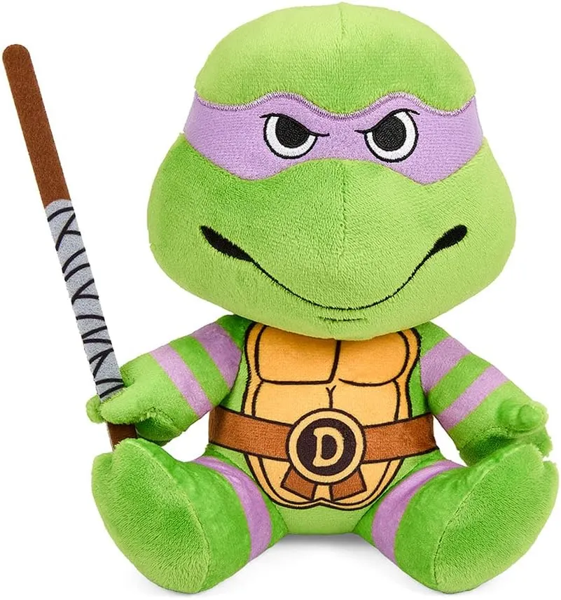Kidrobot Teenage Mutant Ninja Turtles Donatello 7.5 Inch Phunny Plush