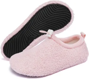 Kids Cozy Slippers Winter Warm House slippers Socks Anti-Skid shoes (Toddler/Little Kid/Big Kid)