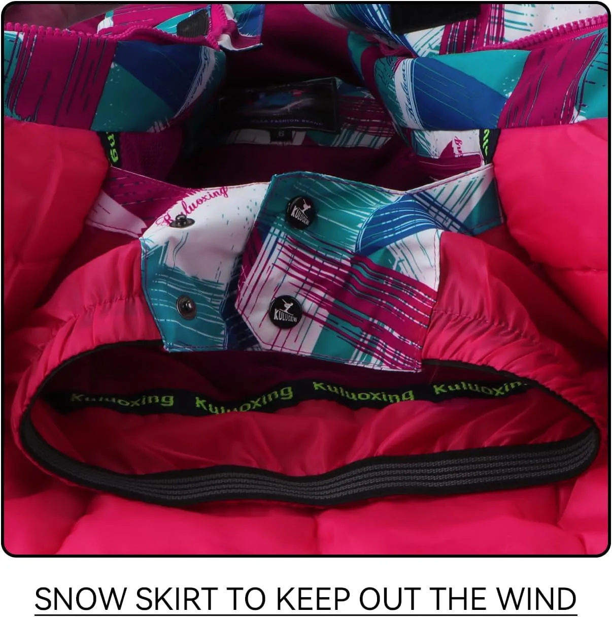 Kids Ski Jacket & Pants Set Winter Snowboarding Rain Coats Girls Boys Snow Suits