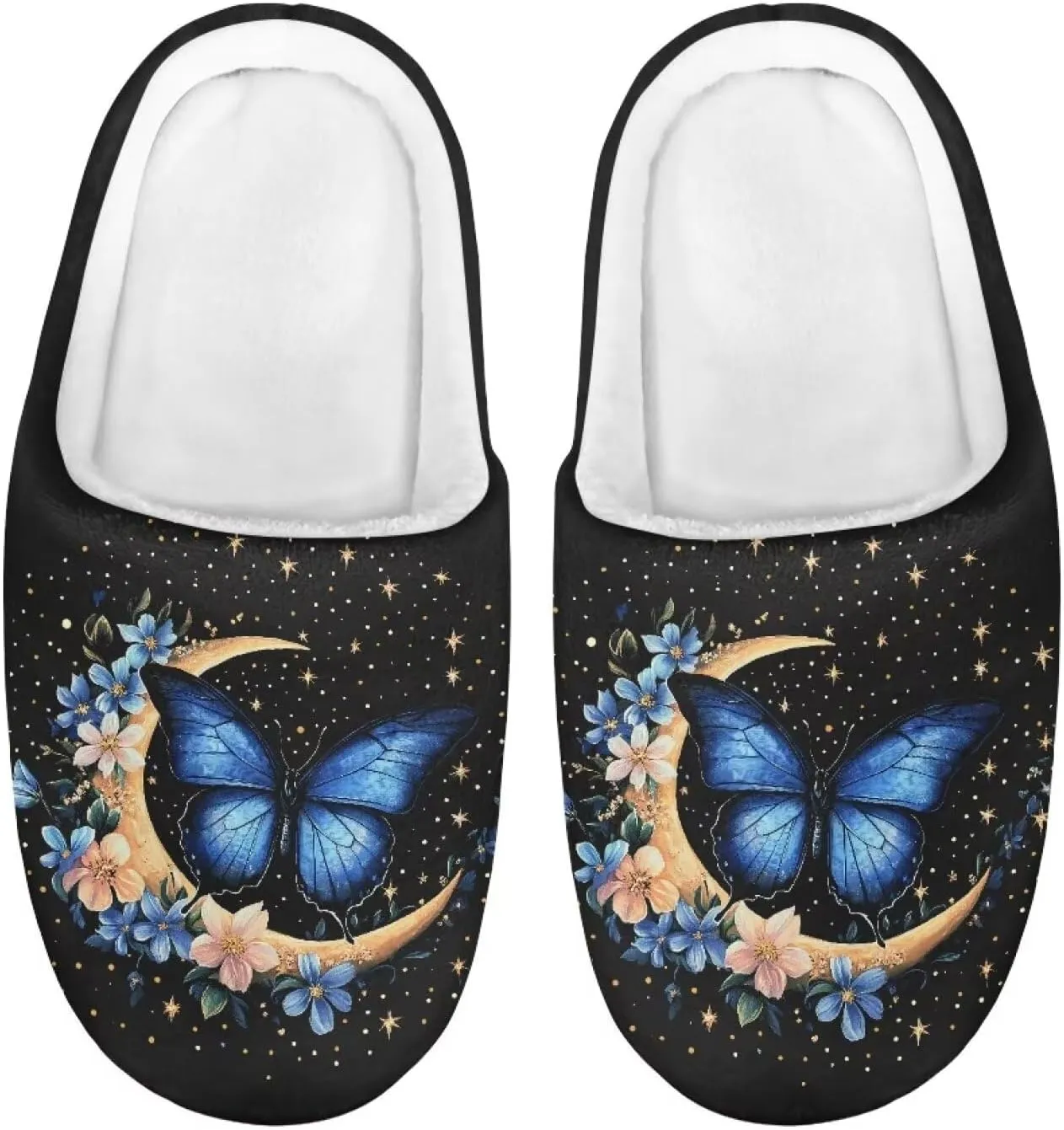 Kids Slippers Anti-slip Plush Slippers Cozy House Slippers Winter Bedroom Slippers for Home