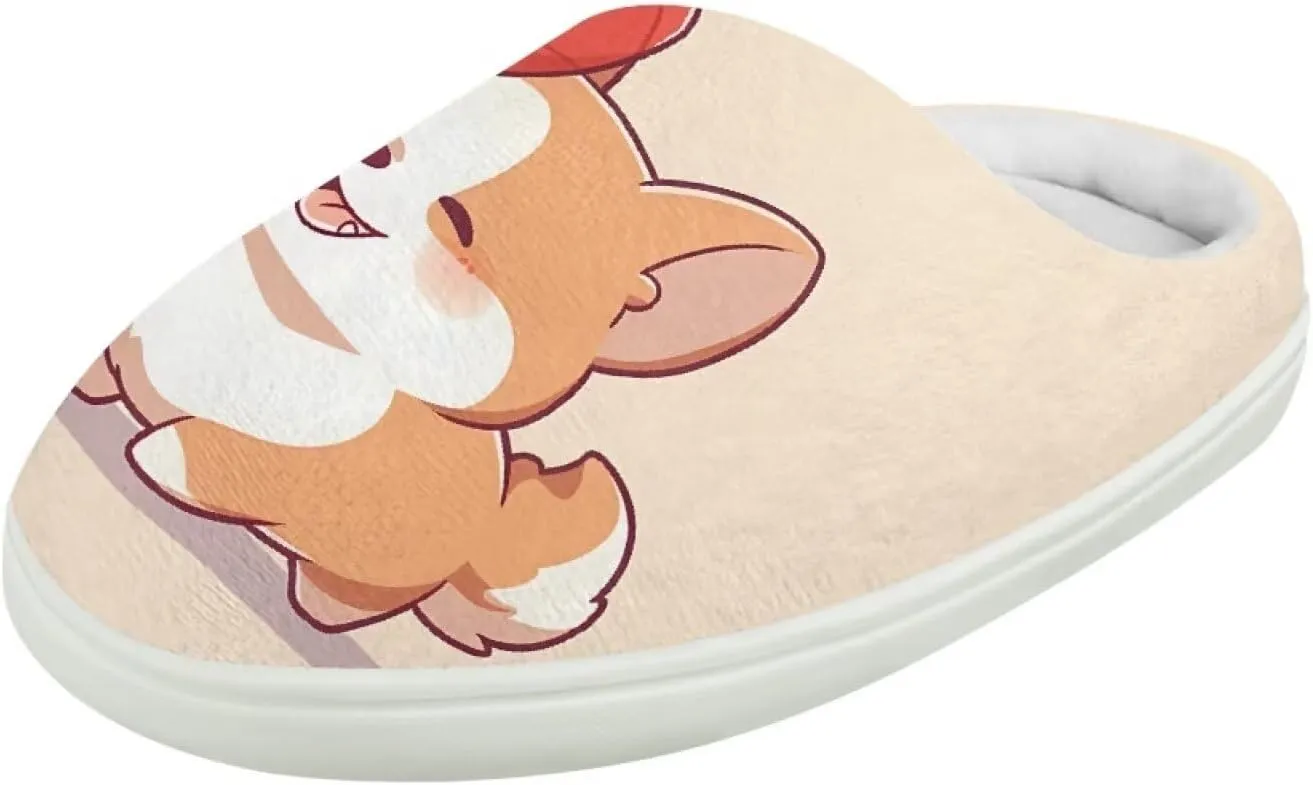 Kids Winter Warm Cotton Slippers Soft Plush Slippers Indoor Non Slip Flannel Fuzzy House Shoes for Boys Girls US 9-15