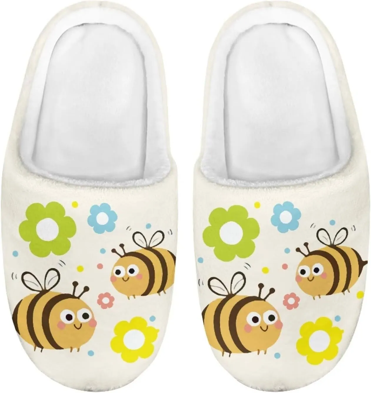 Kids Winter Warm Cotton Slippers Soft Plush Slippers Indoor Non Slip Flannel Fuzzy House Shoes for Boys Girls US 9-15