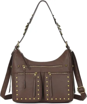 KL928 Large Hobo Shoulder Bag for Women Soft Faux Leather Handbags Fashion Tote Purse Adjustable Strap