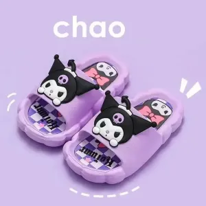 Kuromi Cartoon Character Slippers for Girls