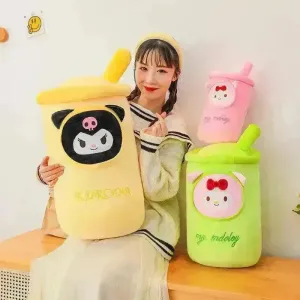 Kuromi My Melody Milk Tea Pillow