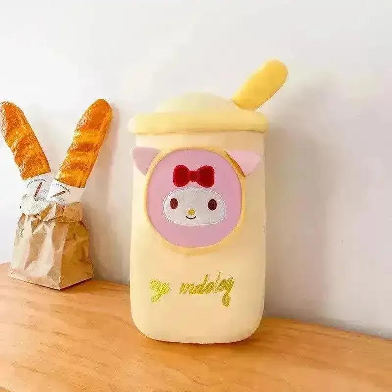 Kuromi My Melody Milk Tea Pillow