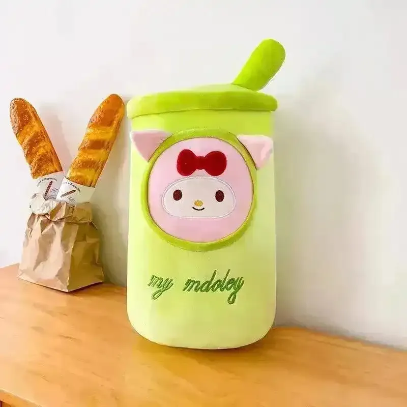 Kuromi My Melody Milk Tea Pillow