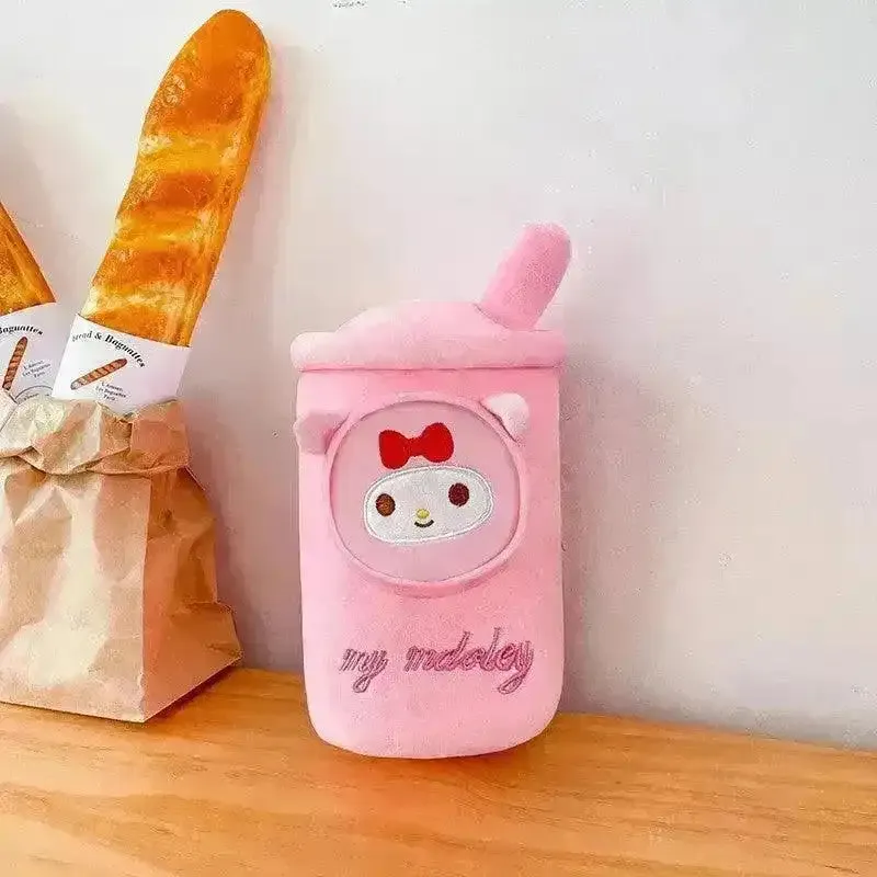 Kuromi My Melody Milk Tea Pillow