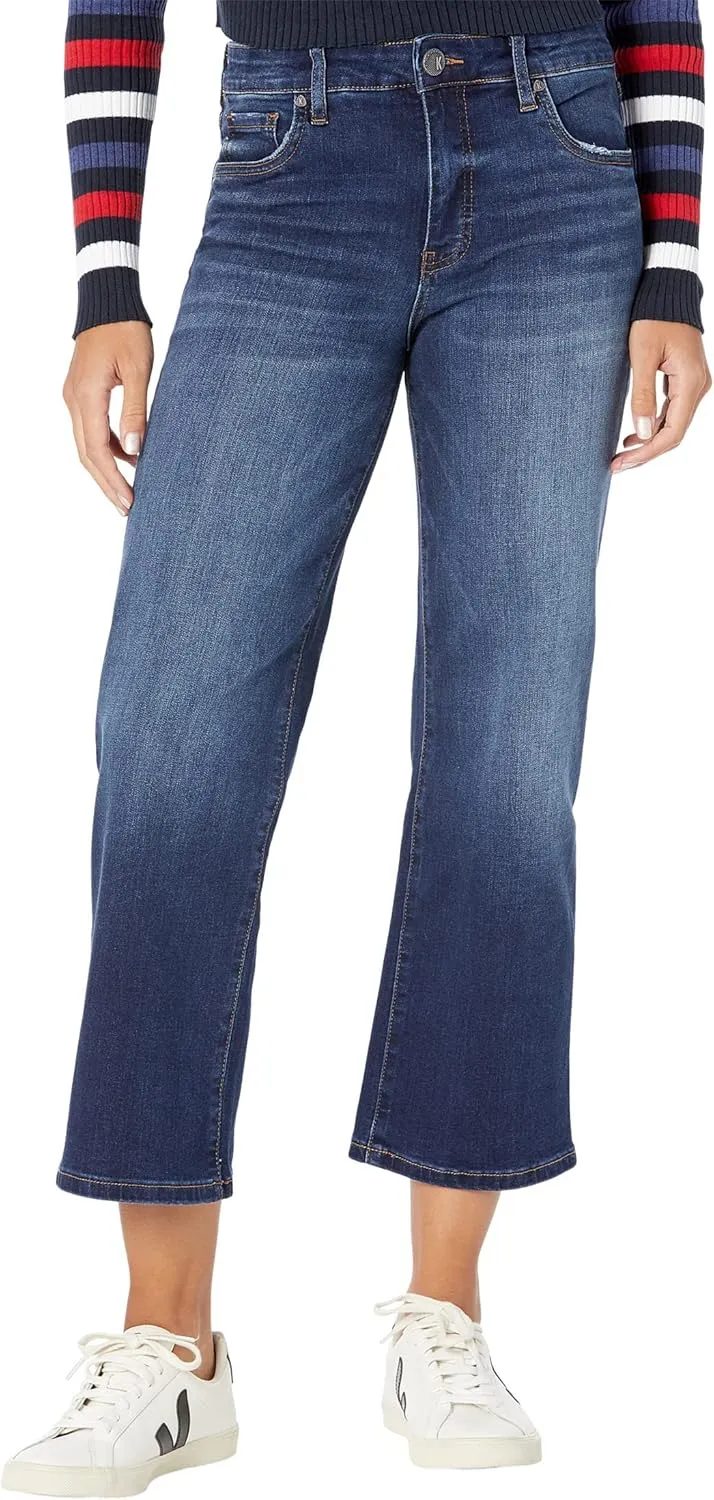 KUT from the Kloth Charlotte High-Rise Fab AB Culottes in Resolved