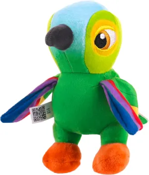 LA GRANJA DE Zenon lorito Pepe 5 in. | Stuffed Animal Soft and Huggable | El Reino Infantil