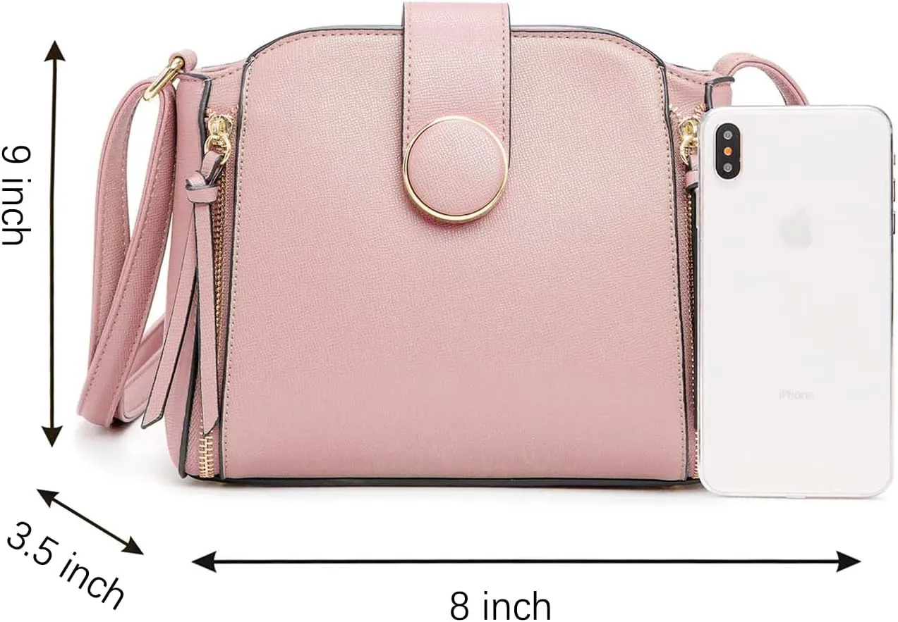 LA TERRE Lightweight Medium Crossbody Bag, Crossbody Purse Shoulder Bag for Women with Adjustable Strap
