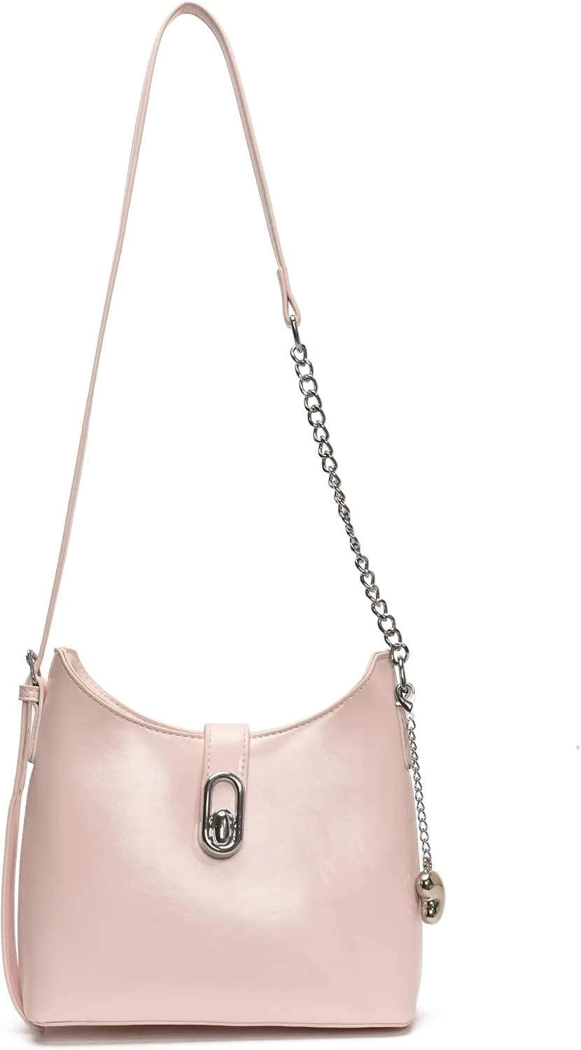 Ladies' handbag, single-shoulder bag, shoulder strap and zipper closed crossbody bag, ladies' handbag