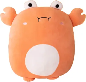 lannery Crab Plush Pillow, Crab Plushies Toy Kawaii Crab Stuffed Animal Toy Gifts for Room Decor Birthday, 16 inch