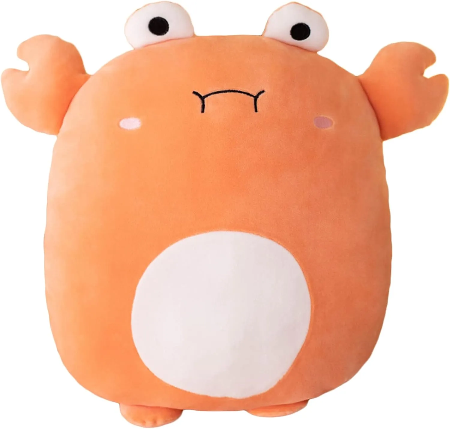 lannery Crab Plush Pillow, Crab Plushies Toy Kawaii Crab Stuffed Animal Toy Gifts for Room Decor Birthday, 16 inch