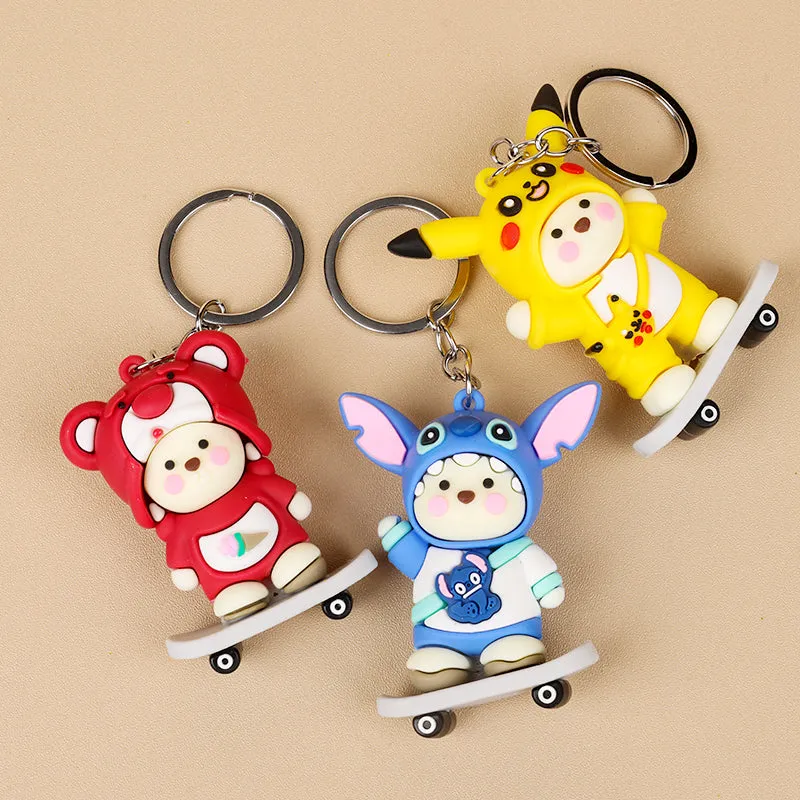 Large Skateboard Series KeyChain - 1 Pc
