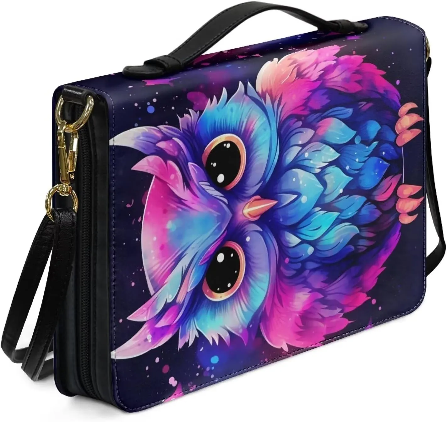 Leather Bible Cover Bags for Womens Fashion Crossbody Prayer Purse with Shoulder Strap