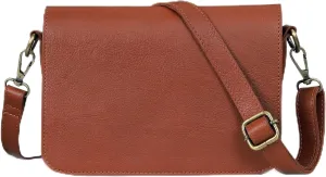 Leather Crossbody Bag for Women, Burgundy Leather, Adjustable Strap