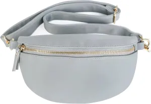 Leatherboss Trendy Vegan Leather Crossbody Bag for Women, Adjustable strap