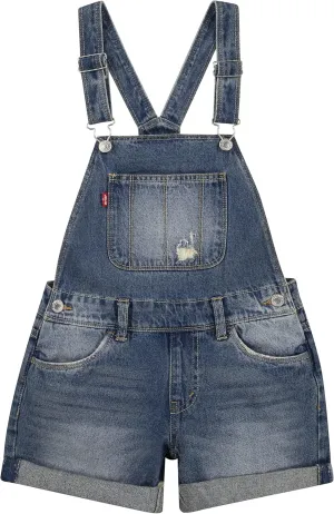 Levi's Girls' and Baby Denim Shortall